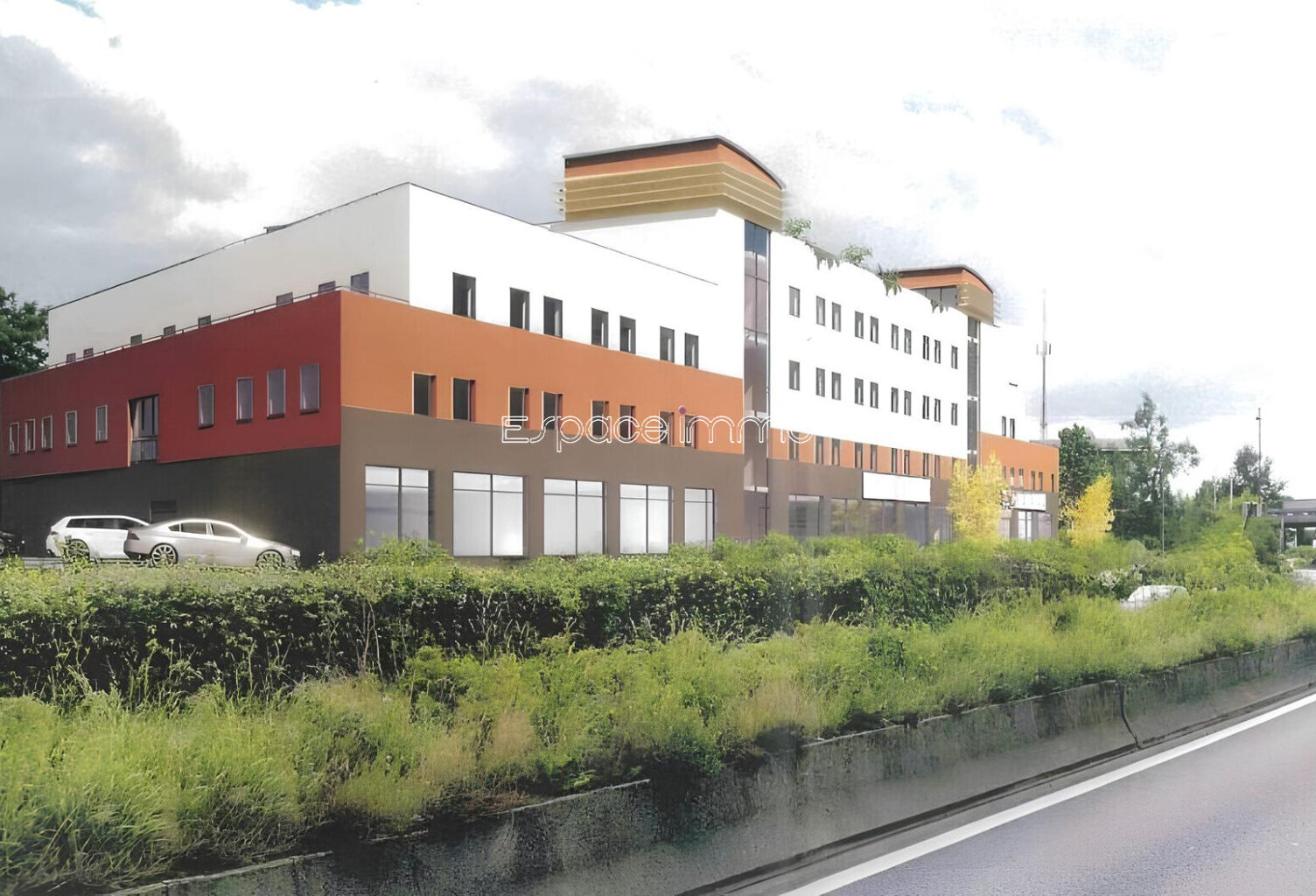 MURS COMMERCIAUX - BUREAUX - SOUS-SOL AVEC PARKING - LE PETIT QUEVILLY - 250 m² — photo 1