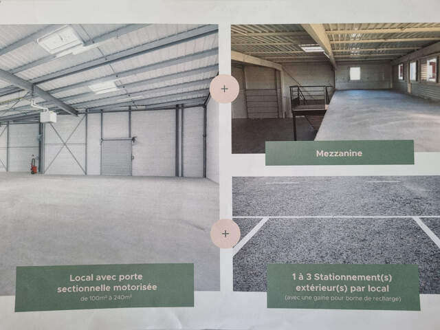 Local 112 M2 et parking 149 850 Euros à PIOLENC N7 — photo du bien