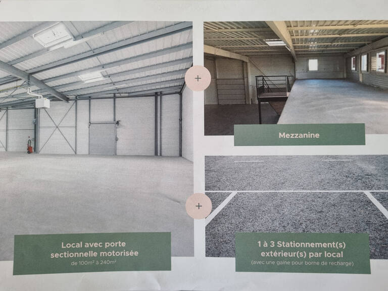 Local 112 M2 et parking 149 850 Euros à PIOLENC N7 — photo 1