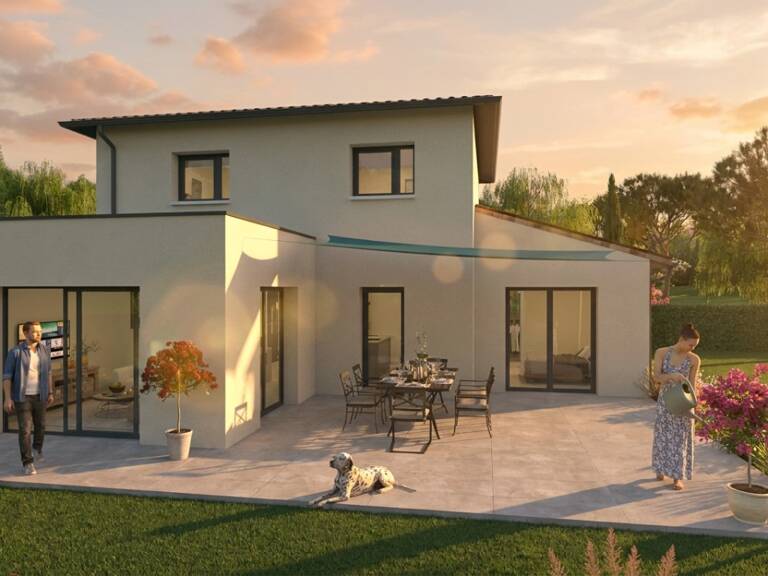 À vendre : Maison neuve contemporaine 120 m² – 4 chambres – Terrain 800 m² – Cruas (07350) — photo 1