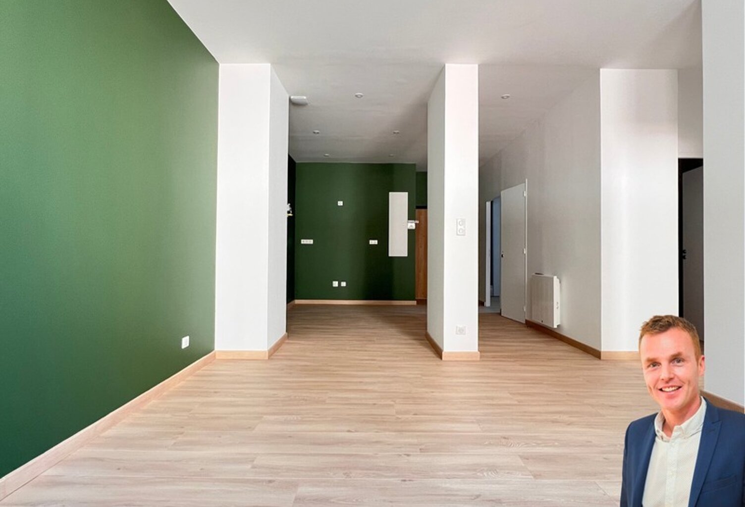 Dpt Finistère (29), à vendre CROZON centre appartement T3 de 63,50 m² Habitable  - Cave — photo 1