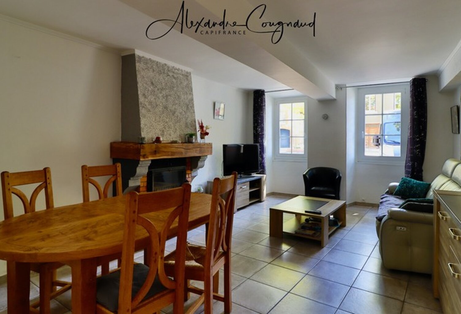 Verdalle – Maison de village P4 avec garage et grand volume à aménager — photo 1
