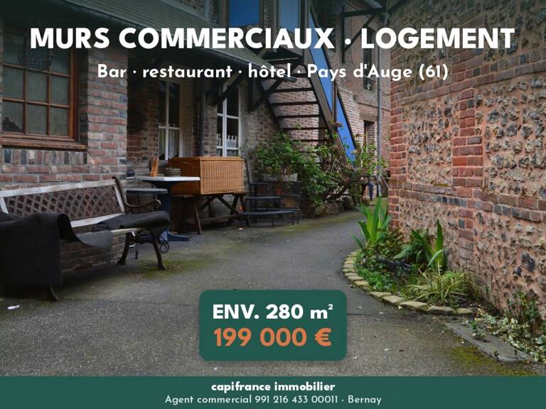 MURS COMMERCIAUX BAR – RESTAURANT – HÔTEL AVEC LOGEMENT – PAYS D'AUGE (61) — photo 1