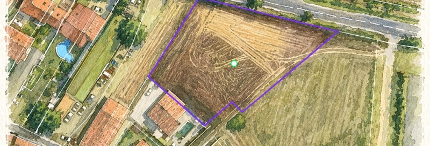 Terrain  2005 m² à vendre à Cesseras (34210)