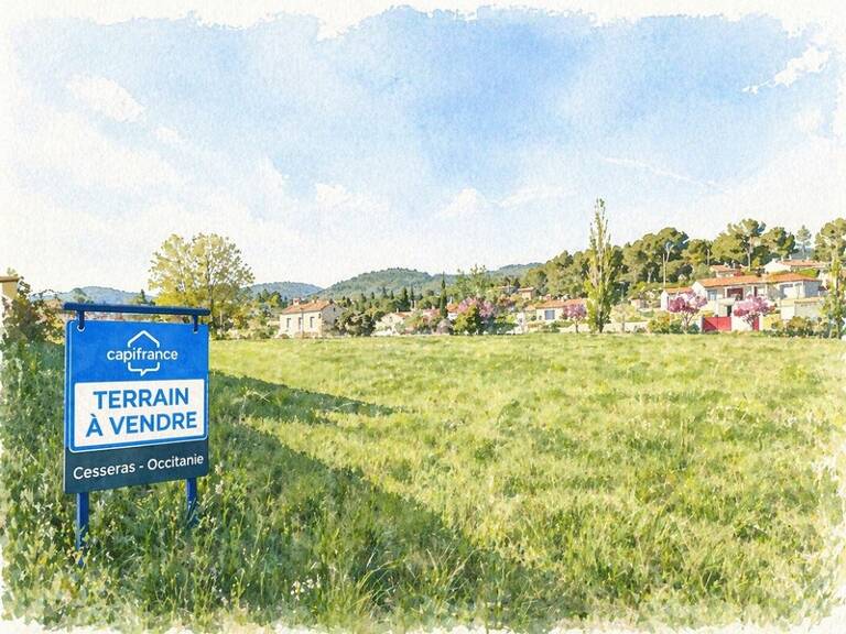 **Terrain 2005 m² à vendre – Cesseras (34210) – divisible – beau potentiel** — photo 1