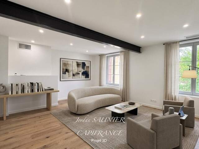 À vendre – Maison de ville de 125m2 rénovée avec jardin et garage – Revel — photo du bien