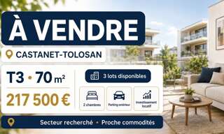 Appartement 3 Pièces 70 m² à vendre à Castanet-Tolosan (31320)