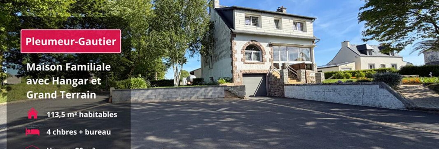 Maison 6 Pièces 113 m² à vendre à Pleumeur-Gautier (22740)