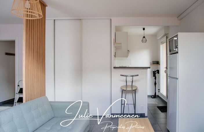 T1 de 30m2 avec terrasse de 55m2 + parking - Meublé, rénové, climatisé - LARDENNE — photo 3