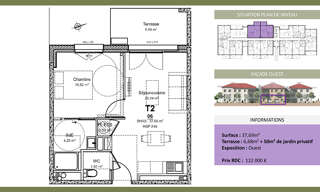 Appartement 2 Pièces 38 m² à vendre à Albi (81000)