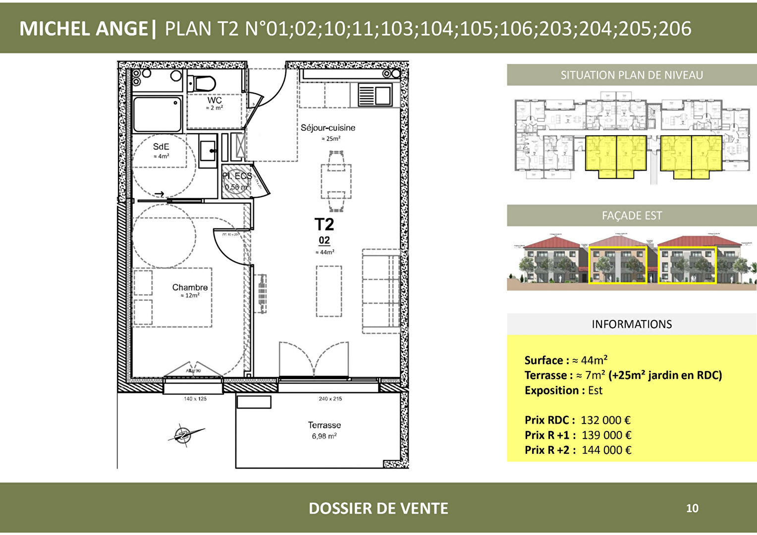 Appartement  T2 à vendre Albi 81000