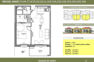 Appartement 2 pièces 132000 €