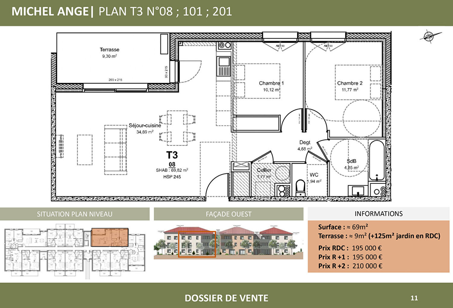 Appartement T3 | ALBI Jarlard — photo 1