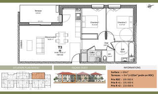 Appartement 3 Pièces 70 m² à vendre à Albi (81000)