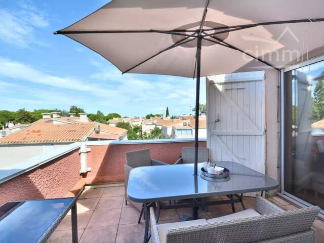 ACHAT - SAINT CYPRIEN PLAGE - BEL APPARTEMENT 2 PIECES + MEZZANI — photo du bien