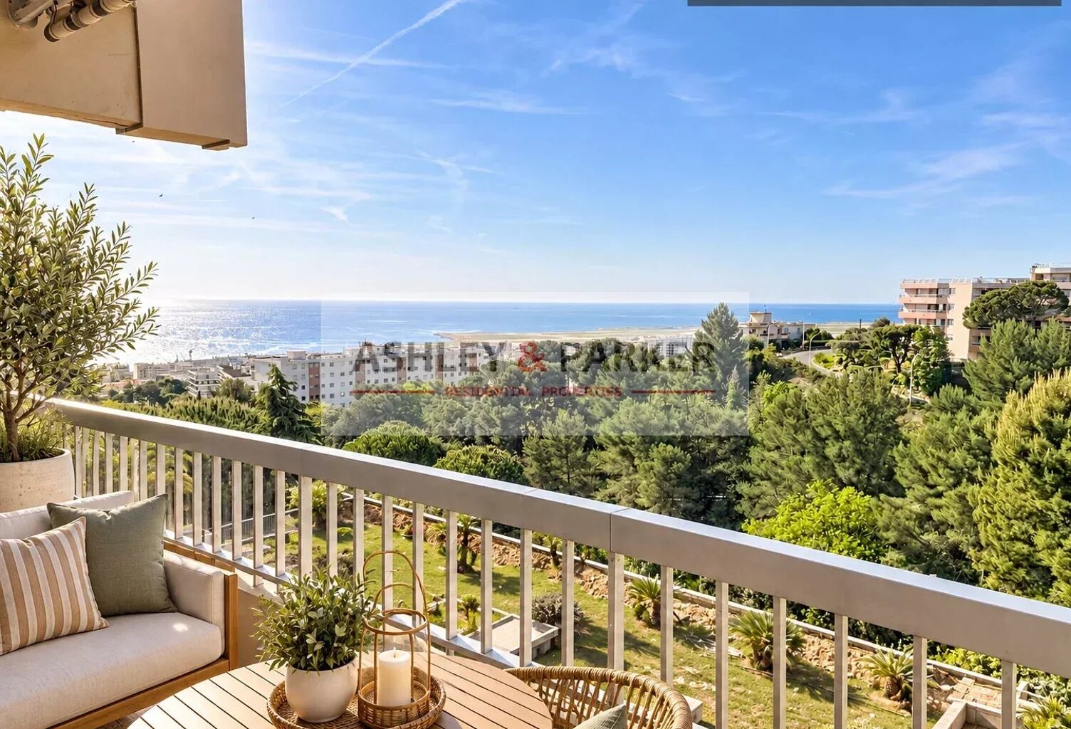 Ciel de Fabron – Nice Ouest – 2 pièces de 50 m² avec vue mer imp — photo 1
