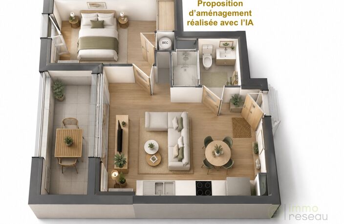 Appartement en frais réduits — photo 3