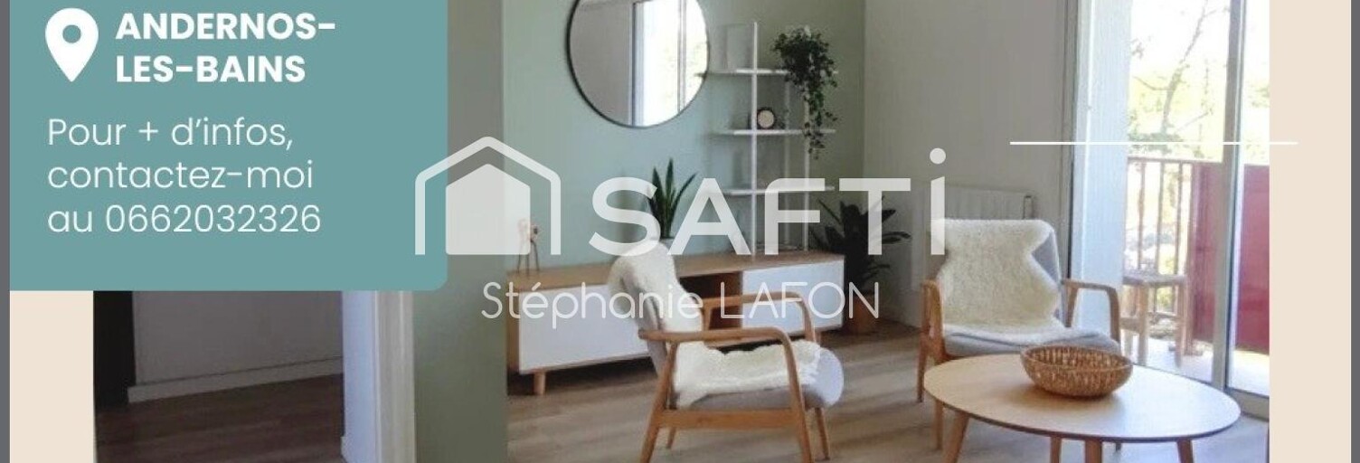 Appartement 3 Pièces 60 m² à vendre à Andernos-les-Bains (33510)