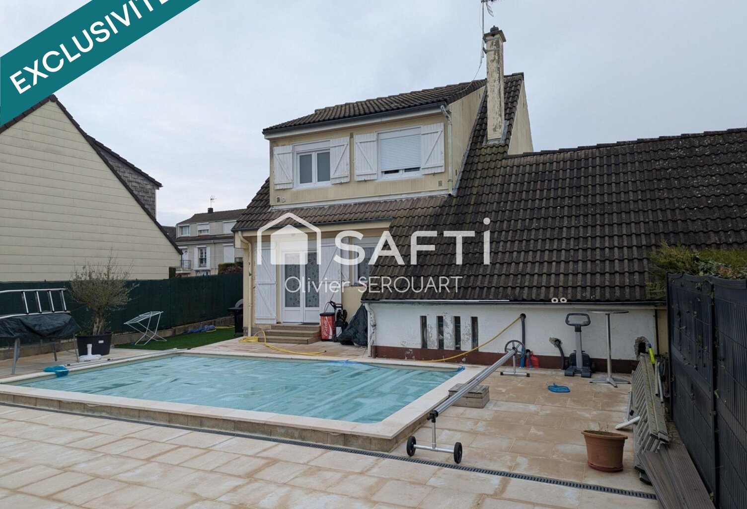 ? Maison familiale avec piscine à vendre à Harly — photo 1
