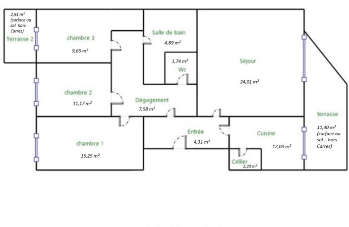 Vente appartement 4 pièces 93 m² Le Kremlin-Bicêtre (94270) — photo 2