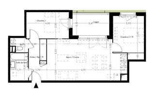 Appartement 3 Pièces 61 m² à vendre à Gagnac-sur-Garonne (31150)