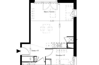 Appartement 2 pièces 139000 €