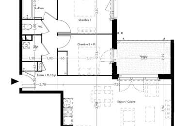 Appartement 3 pièces 181000 €