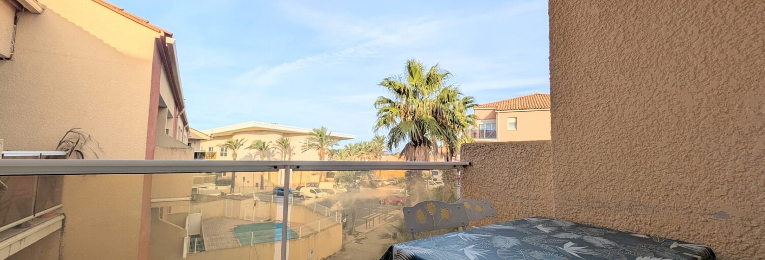 Appartement 2 Pièces 32 m² à vendre à Sainte-Marie-la-Mer (66470)