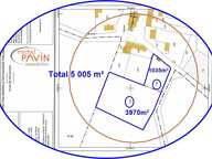 TERRAIN CONSTRUCTIBLE A 4.60 EUROS/m² x 5 005 m² A LA CAMPAGNE — photo 4