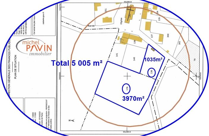 TERRAIN CONSTRUCTIBLE A 4.60 EUROS/m² x 5 005 m² A LA CAMPAGNE — photo 4