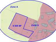 TERRAIN CONSTRUCTIBLE A 4.60 EUROS/m² x 5 005 m² A LA CAMPAGNE — photo 2