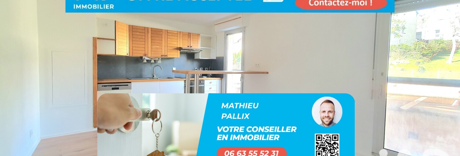 Appartement 2 Pièces 44 m² à vendre à Clermont-Ferrand (63100)