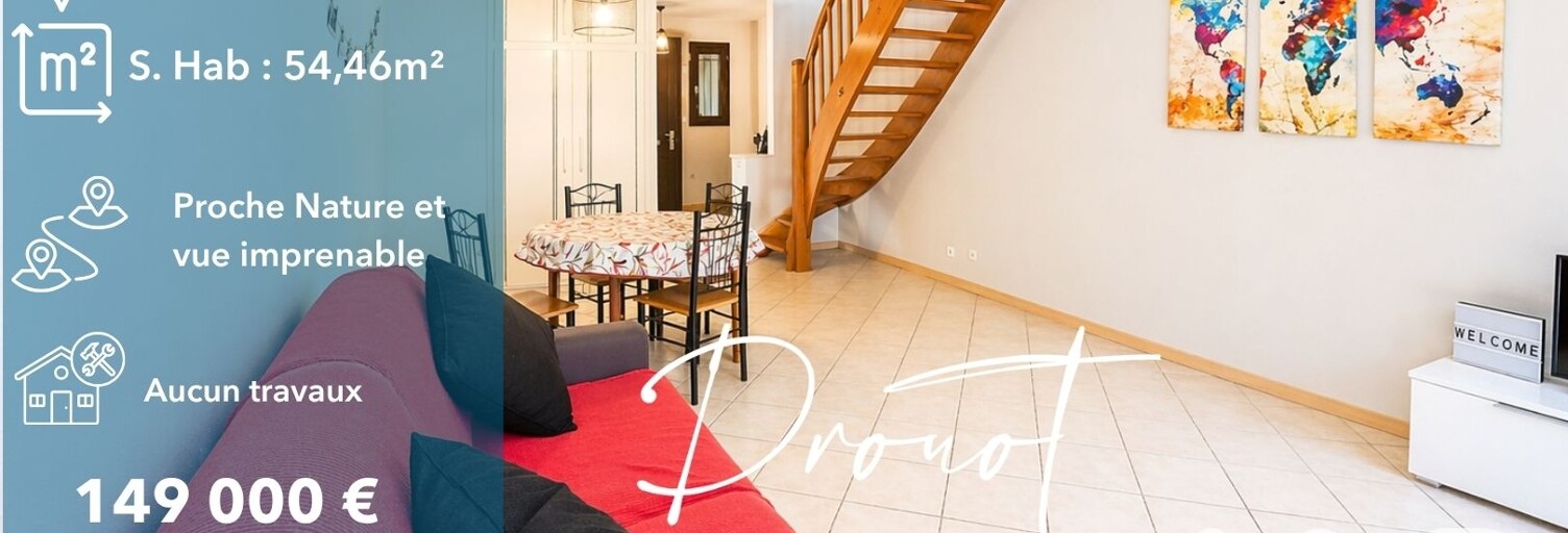Appartement 2 Pièces 54 m² à vendre à Bœrsch (67530)