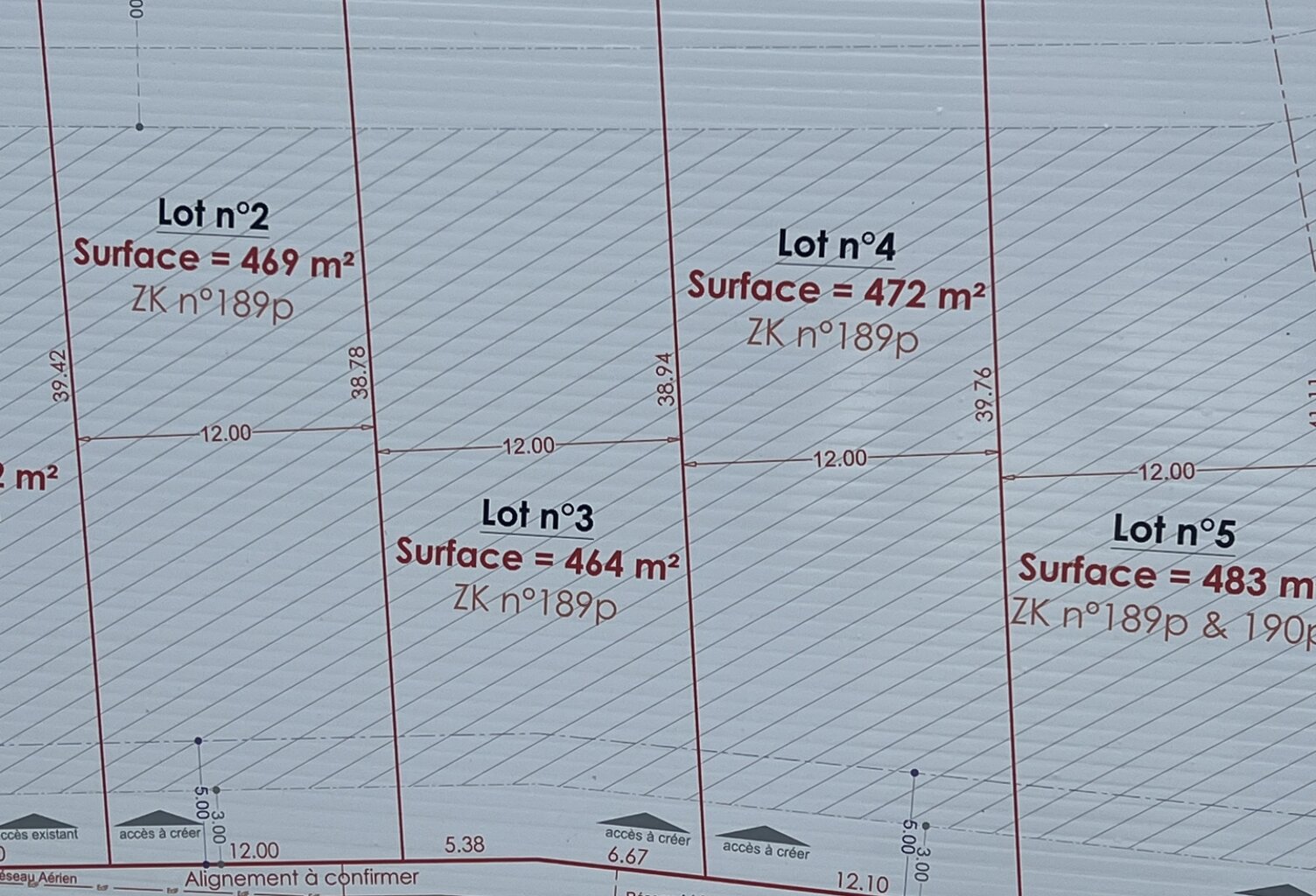 Vente Terrain à bâtir 483 m&sup2; — photo 1