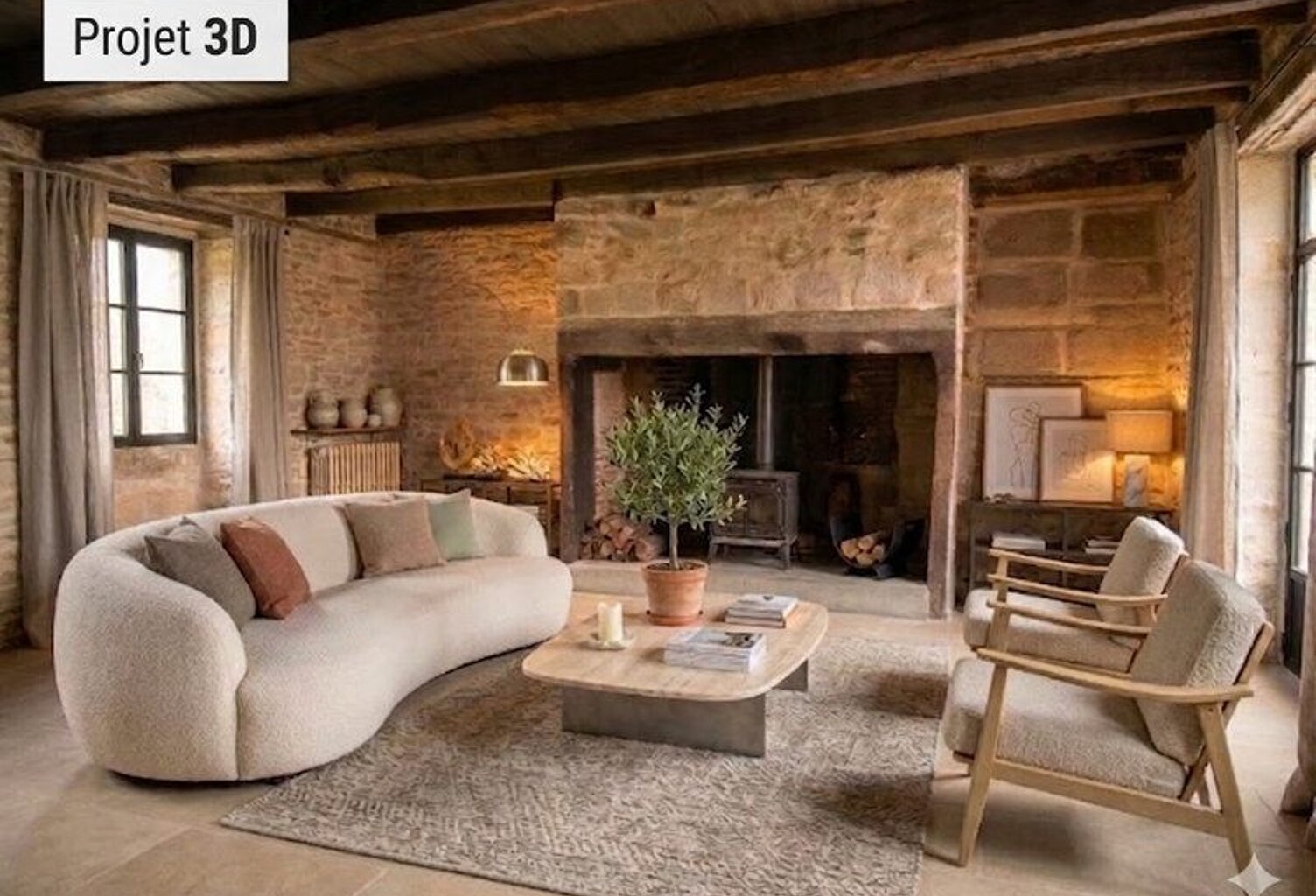 Maison en pierre de 6 pièces principales — photo 1