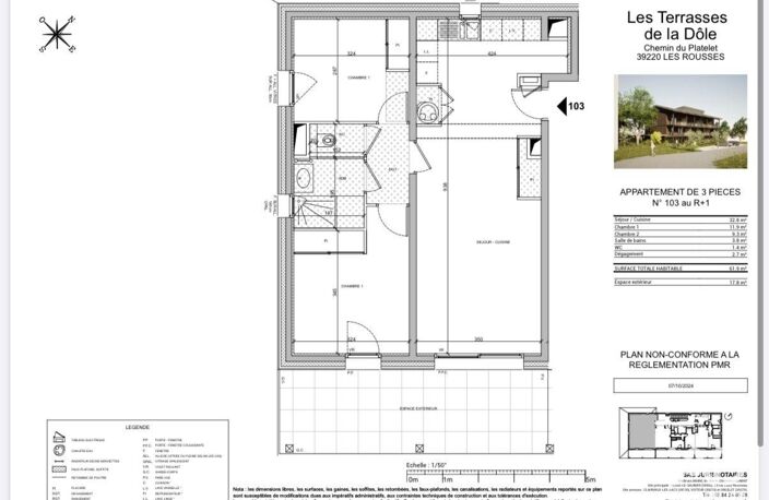 Vente Appartement 3 pièces — photo 3