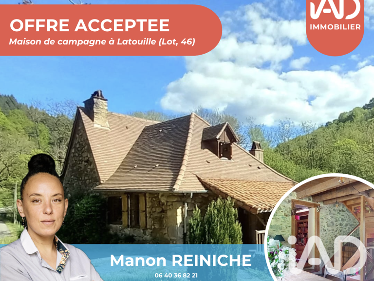 Vente Maison de campagne 3 pièces — photo 1