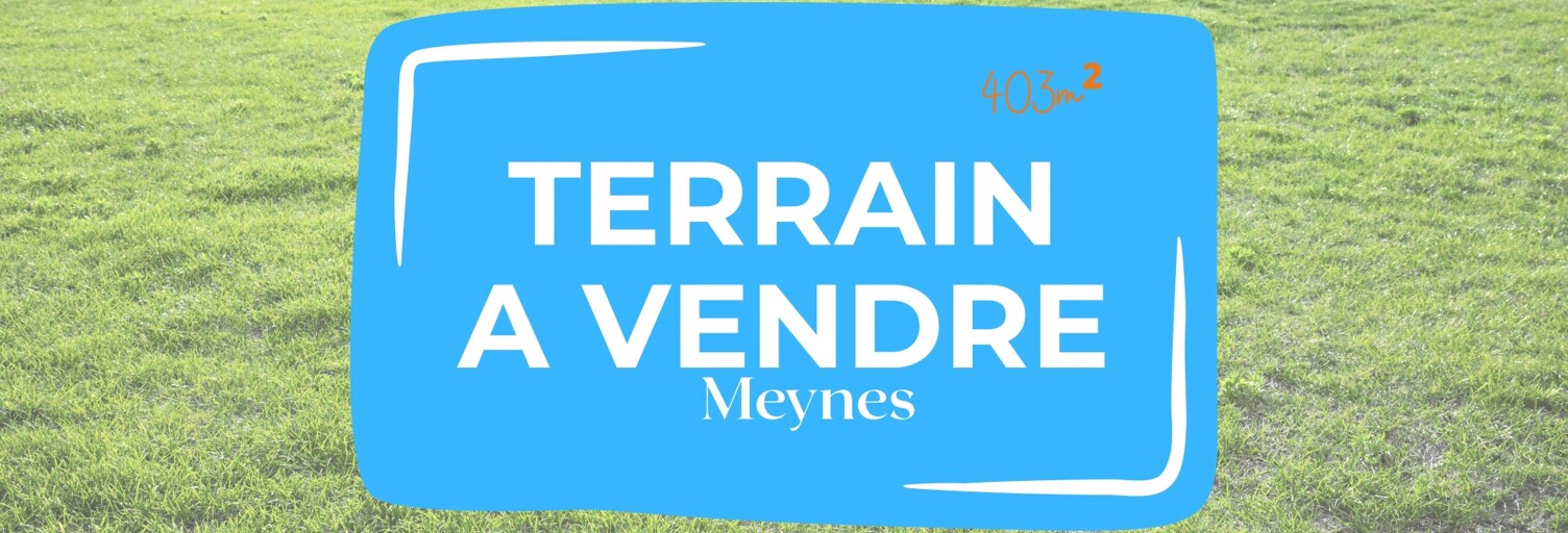 Terrain  402 m² à vendre à Meynes (30840)