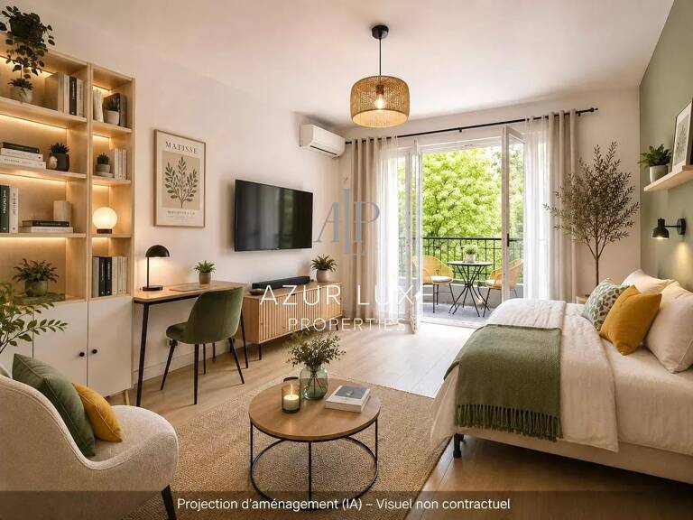 NICE Madeleine - T1 de 33m2 avec balcon et cave — photo 1