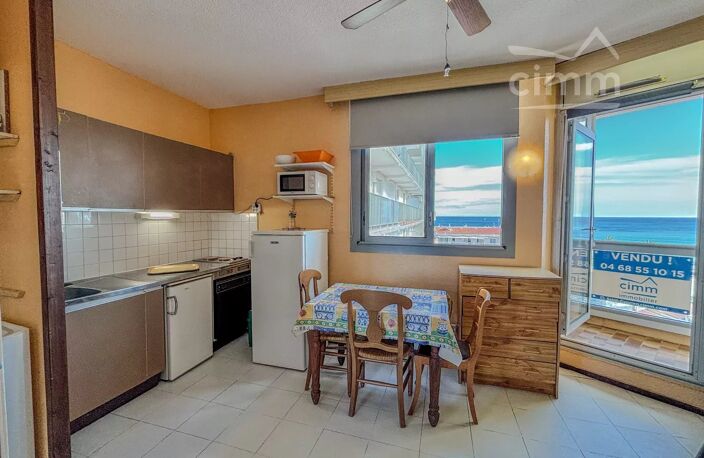 A VENDRE - ST CYPRIEN PLAGE 66750 - STUDIO VUE MER ET PORT - 6EM — photo 4