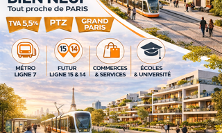 Appartement 2 Pièces 61 m² à vendre à Villejuif (94800)