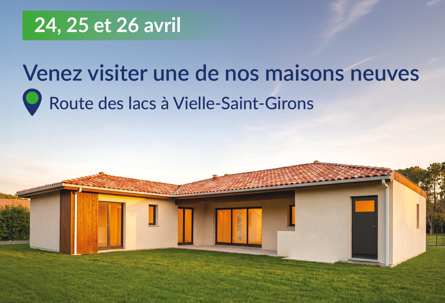 Maison neuve 102m², 3 chambres, à Vielle-Saint-Girons — photo 1