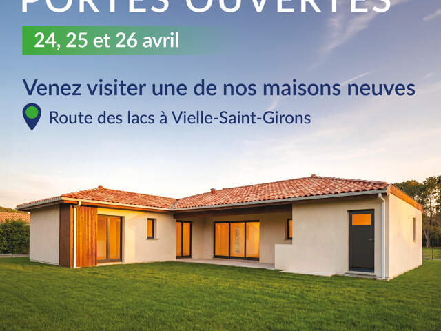 Maison neuve 102m², 3 chambres, à Vielle-Saint-Girons — photo du bien