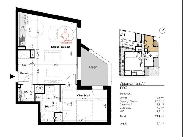 Vente Appartement 2 pièces — photo 1