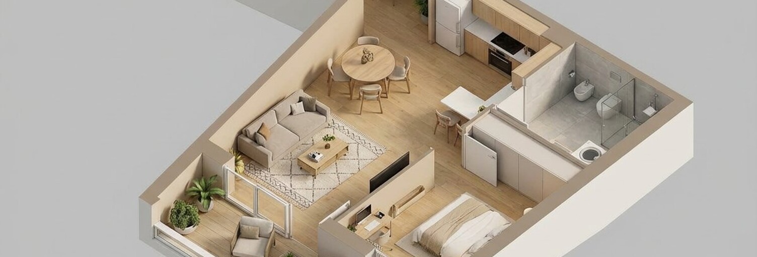 Appartement 2 Pièces 48 m² à vendre à Cucq (62780)