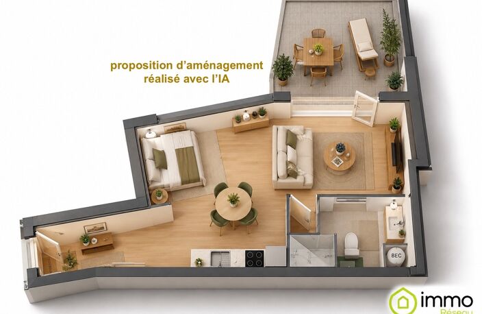 Appartement en frais réduits — photo 2