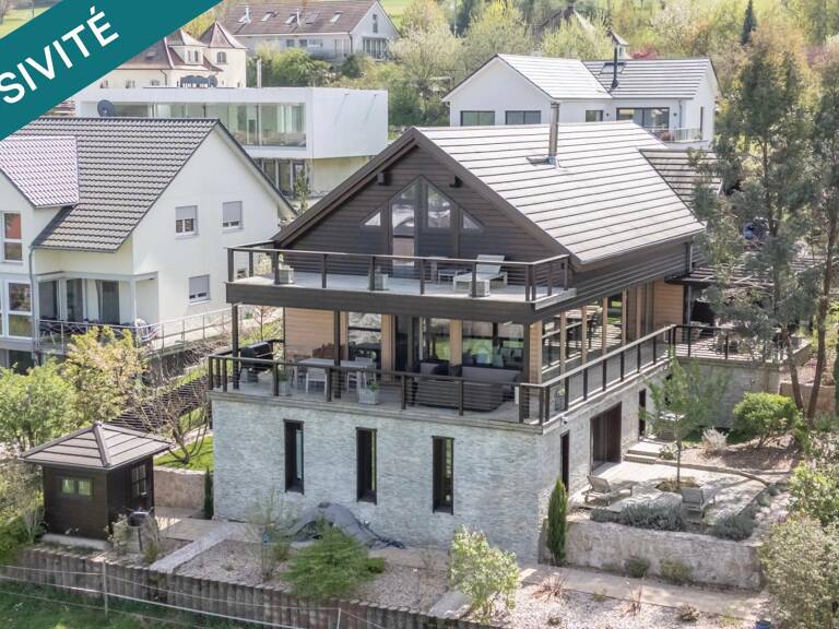 Villa contemporaine d'inspiration chalet avec piscine intérieure  Aux portes de Bâle — photo 1