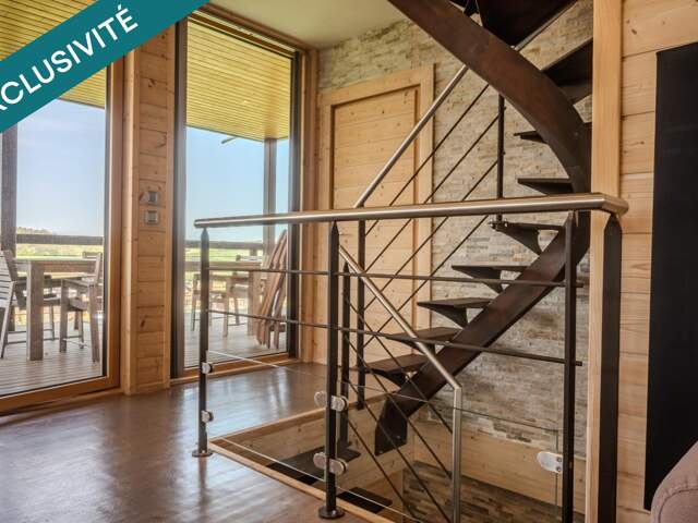 Villa contemporaine d'inspiration chalet avec piscine intérieure  Aux portes de Bâle — photo du bien