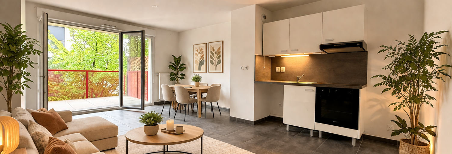 Appartement 3 Pièces 56 m² à vendre à Meyzieu (69330)