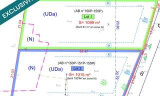 Terrain  1015 m² à vendre à Blendecques (62575)